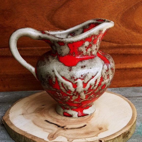 Salt Glazed Pitcher Unknown Artist Gorgeous! - Picture 2 of 9